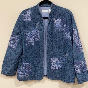 Alfred Dunner Chambray Blazer/Jacket